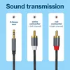 MMOBIEL Chinch auf Klinke 3.5mm Aux Kabel – 3.5mm zu 2 RCA Produktbild-Vorschau 2