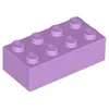 Lego® 2x4 Stein 3001 - 1 Stück Mittleres Lavendel Produktbild-Vorschau 2