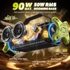 W-KING Bluetooth Lautsprecher (90W MAX), 50W Musikbox, Deep Produktbild-Vorschau 2