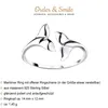 Ring Walflosse Silber 925: Damenring offen 59 (18.8 mm Ø) Produktbild-Vorschau 2