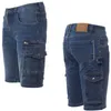 Shorts Jeans Shorts Arbeitsshorts Arbeitshose kurze Sommer Produktbild-Vorschau 1
