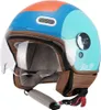 Casco Jet CGM 191G PIX SPRINT Celeste Blu Arancione Opaco Anteprima dell’immagine prodotto 4