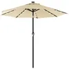SONGMICS Sonnenschirm Ø 300 cm mit 32 LED-Lämpchen Produktbild-Vorschau 5