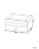 BELIANI Stříbrná šperkovnice Doplňky ze skla a plastu Náhled obrázku produktu 3