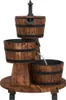 vidaXL Gartenbrunnen mit Rollen und Pumpe 55x55x80 cm Produktbild-Vorschau 3