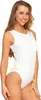 Body Da Donna A Righe Bianco Con Spalline Larghe Classic Anteprima dell’immagine prodotto 18