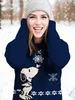 The Peanuts Winterpullover Uni - Snoopy Winter Strick Produktbild-Vorschau 2