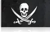 com-four® Piratenflagge für verschiedene Anlässe, Produktbild-Vorschau 1