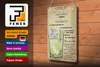 Blechschild Alkohol 20x30cm Gimlet Equipment ingredients Produktbild-Vorschau 4