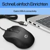 HP 100 - Souris - droitière et gauchère - optique Voir les images du produit 8