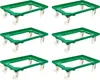 SparSet 6x Transportroller für Euroboxen 60x40cm mit Produktbild-Vorschau 1