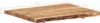A wooden table top with live edge detail, showing dimensions. Anteprima dell’immagine prodotto