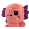 Kuscheltier Axolotl 25 cm rosa-lila – Weiches Plüschtier, Produktbild-Vorschau 2