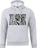 Cotton Prime® Kapuzensweatshirt Black & White Zebra Eye XXL Produktbild-Vorschau 1