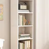 Weisses Stehendes Bücherregal Hoher Skandinavischer Produktbild-Vorschau 12