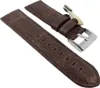 Echt Alligator Uhrenarmband passend zu Panerei Dunkelbraun Produktbild-Vorschau 1