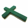 Nass Steckschaum Kreuz 40x30x5cm mit Eco Unterlage Natur Produktbild-Vorschau 4