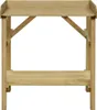 A wooden potting bench is shown against a white background. Náhled obrázku produktu