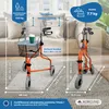 Mobiclinic, Rollator, Caleta, Fatlbar, Gehwagen mit 3 Produktbild-Vorschau 2