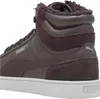 Close-up view of the side and back of a brown Puma winter boot. Produktbild-Vorschau