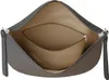 Damen Crossbody Umhänge Hand Tasche Echt  30618 Black Produktbild-Vorschau 4