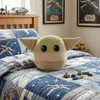 TY Star Wars Baby Yoda Dekokissen, SQUISHY BEANIES, rundes Produktbild-Vorschau 6