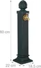 Fontana da terra Relaxdays in stile antico, con rubinetto, Anteprima dell’immagine prodotto 4