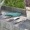 Sada záhradného náradia Outsunny, 3 kusy, kovové záhradné Náhľad obrázku produktu 2
