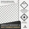 VAYPET Katzennetz für Balkon ohne Bohren 4x3m Tiernetz Produktbild-Vorschau 2