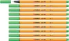 Fineliner - STABILO point 88 - 10er Pack - smaragdgrün hell Produktbild-Vorschau 1
