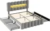 Letto imbottito Flieks 140x200cm con altoparlante USB e Anteprima dell’immagine prodotto 9