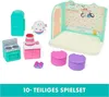 A collection of toy kitchen accessories and a playhouse set. Produktbild-Vorschau