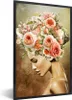 MuchoWow® MuchoWow® Gerahmtes Poster Frau - Blumen - Rosa Produktbild-Vorschau 1