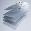 An exploded view of layered materials, possibly representing a label or sticker construction. Produktbild-Vorschau