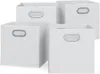 Boîte pliante Vicco  Blanc 30x30cm Lot de 4, Model 29295 Voir les images du produit 1
