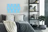MuchoWow® Poster Eiscreme - Muster - Blau 90x60 cm - Produktbild-Vorschau 4