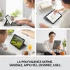 Logitech Folio Touch AZERTY Französisch Grau Smart Podgląd zdjęcia produktu 6