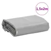 vidaXL Abdeckplane Grau 1,5x2 m 650 g/m² Produktbild-Vorschau 7