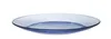 A single blue plate shown from a side angle against a white background. Produktbild-Vorschau