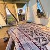 Boho přikrývka Útulná přikrývka 180 * 230 cm, pletený Náhled obrázku produktu 2