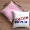 Trendation - Reserved For Papa Geschenk Deko-Kissen mit Produktbild-Vorschau 4