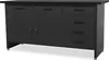 Werkbank HENRY, 1700 x 850 x 600 mm, Ganz schwarz: schwarz Produktbild-Vorschau 3