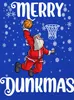 Merry Dunkmas Santa Basketball - Weihnachten Produktbild-Vorschau 3