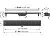 form&style Duschrinne REDONDA 650 x 62 mm Abflussleistung Produktbild-Vorschau 2