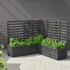 Vonkajší kvetináč Drevený kvetináč s plastovou vložkou na Náhľad obrázku produktu 4