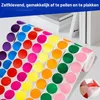 Stuks kleurrijke plakpunten - 25 mm ronde stickers - 8 Productafbeelding-voorbeeld 4