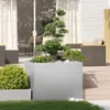 vidaXL Fioriera 100x100x80 cm Acciaio zincato Anteprima dell’immagine prodotto 3