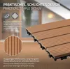 ECD Germany WPC terasové dlaždice, 60x30 cm, 24-dielna Náhľad obrázku produktu 4