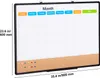 SucceBuy Tableau blanc mensuel 36 "x24" & tableau en liège Voir les images du produit 8