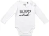 Huuraa Baby Body Hagen verliebt 62 White  Baumwolle Produktbild-Vorschau 1